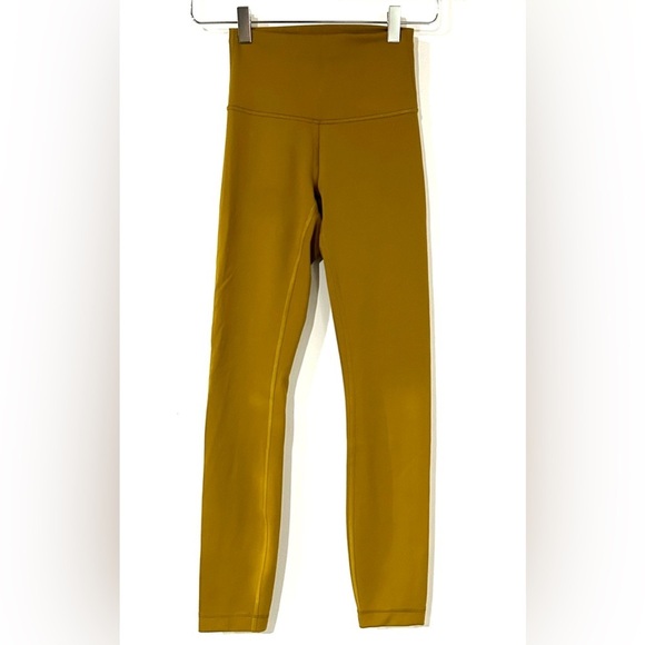 Lululemon Wunder Train High-Rise Tight 25” Gold Spice 2 - Picture 1 of 6